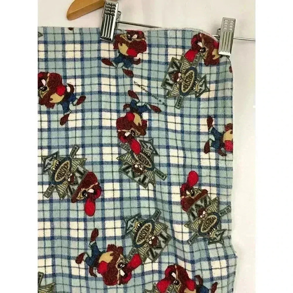VTG Tasmanian Devil Taz 1997 Baby Blanket Warner Bro 42"x32" - Picture 2 of 7